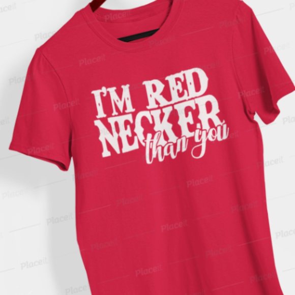 Im RED NECKER than You, Gypsy, Ladies tshirt, Plus size Fall des… - Picture 2 of 2